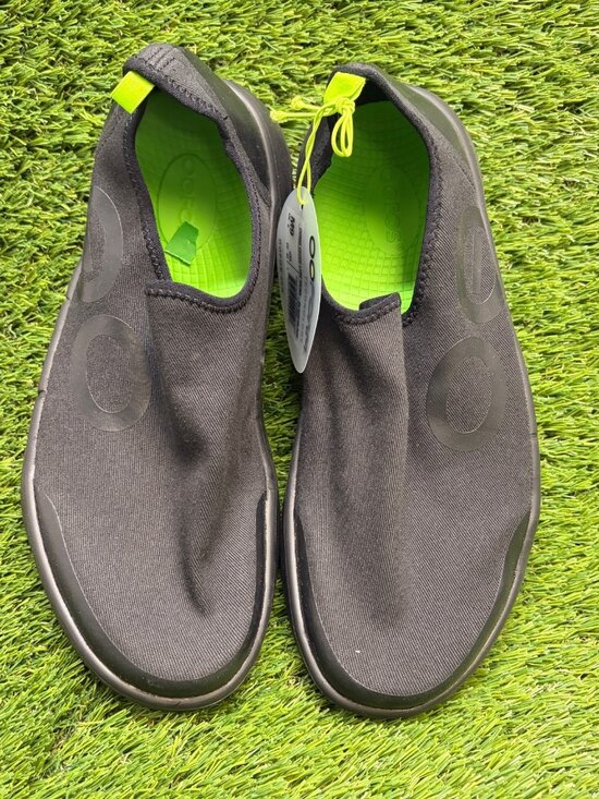 OOFOS OOmg EeZee Low Mens Size 9 Black Casual Walking Slip On Recovery Shoes main image 7